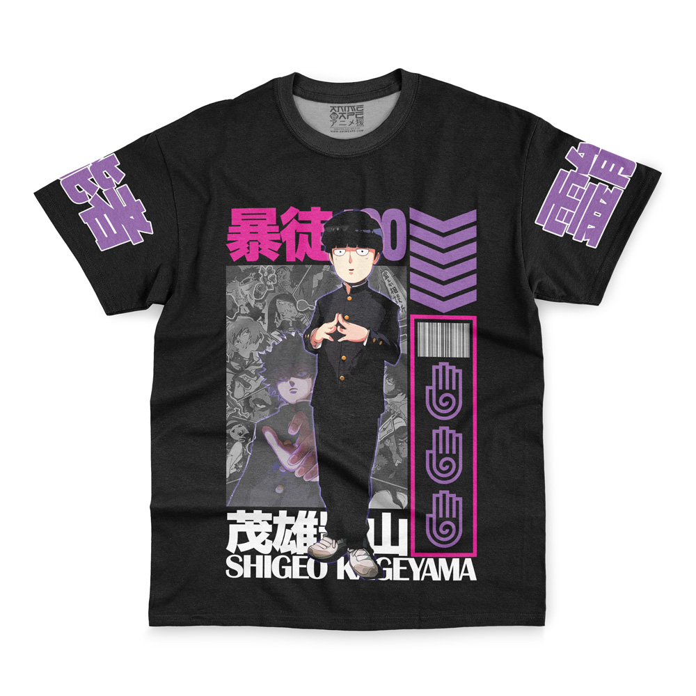 New Mob Psycho 100 Shigeo Kageyama Streetwear T-Shirt - Image 2